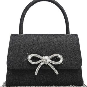 Women's Evening Bag Party Clutches Wedding Purses Cocktail Prom Handbags with Fr